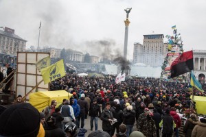 Anti-government protest in Kiev, Ukraine - 20 Feb 2014